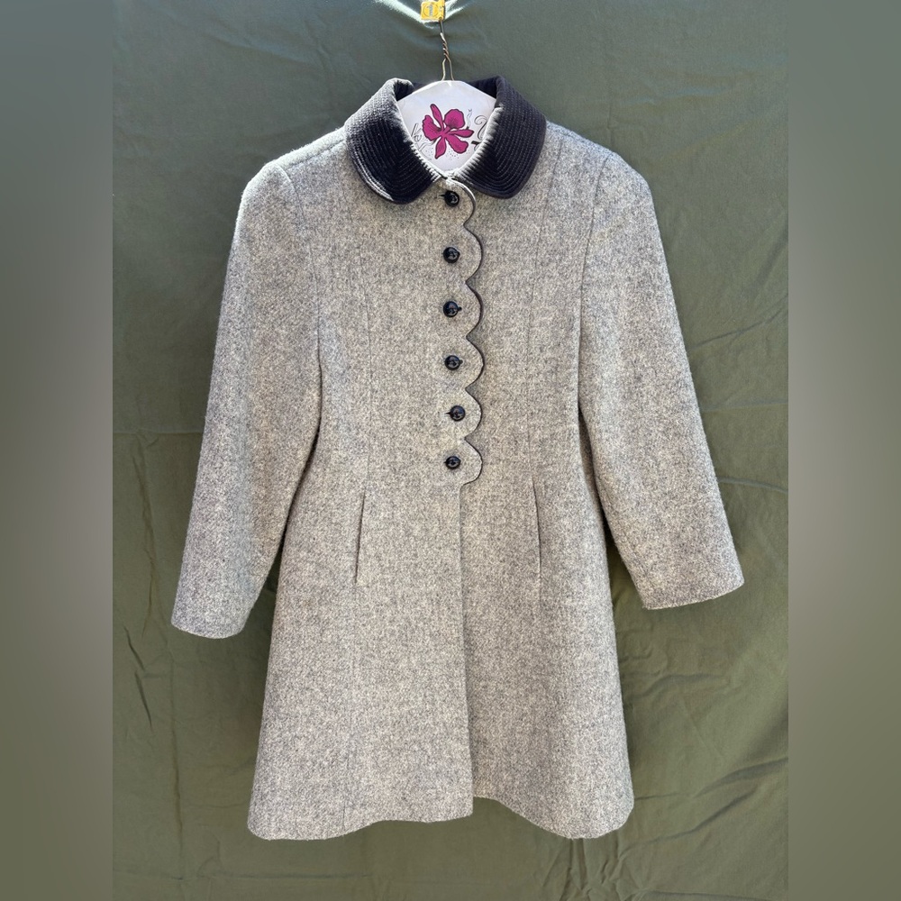 VTG LC Tailorwear England Girl's Wool Swing Coat